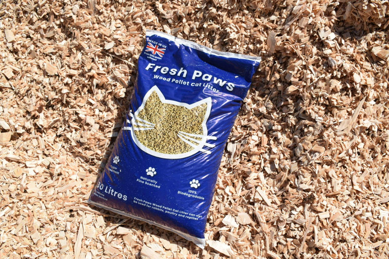 Fresh Paws Premium Wood Pellet Cat Litter, 5 L - PawsPlanet Australia