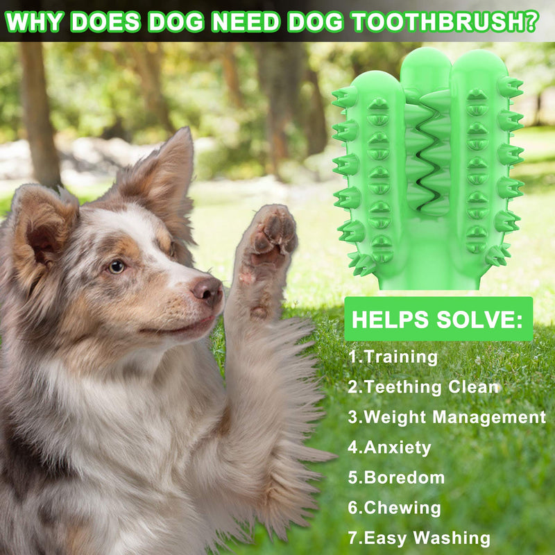 Dog Toy Dog Toothbrush Stick Dog Chew Toys, Pets Dog Treat Toy Interactive Pet Toys, Dental Care Tooth Brushing Stick Dog Chew Toys for Chewers Indestructible Dog Toys Gift for Puppies & Medium Dogs - PawsPlanet Australia