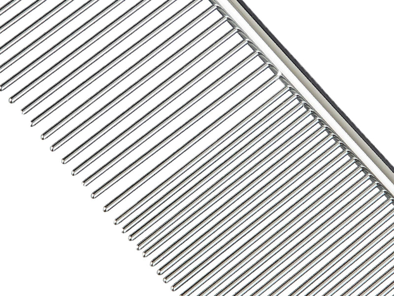 Scarlet pet | Grooming comb “Fury” made of stainless steel, 19 cm long; suitable for tangles; knotting and grooming; for dogs and cats (approx. 19 x 4.5 cm) approx. 19 x 4.5 cm - PawsPlanet Australia