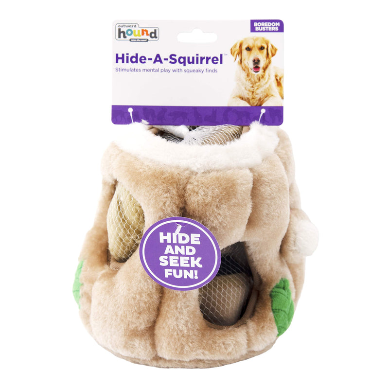 Outward Hound Hide A Squirrel Plush Dog Toy Puzzle, Large - PawsPlanet Australia