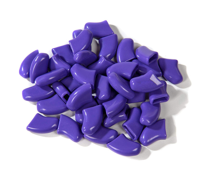 [Australia] - Soft Claws Canine Nail Caps - 40 Nail Caps Adhesive Dogs XX-Large Purple 