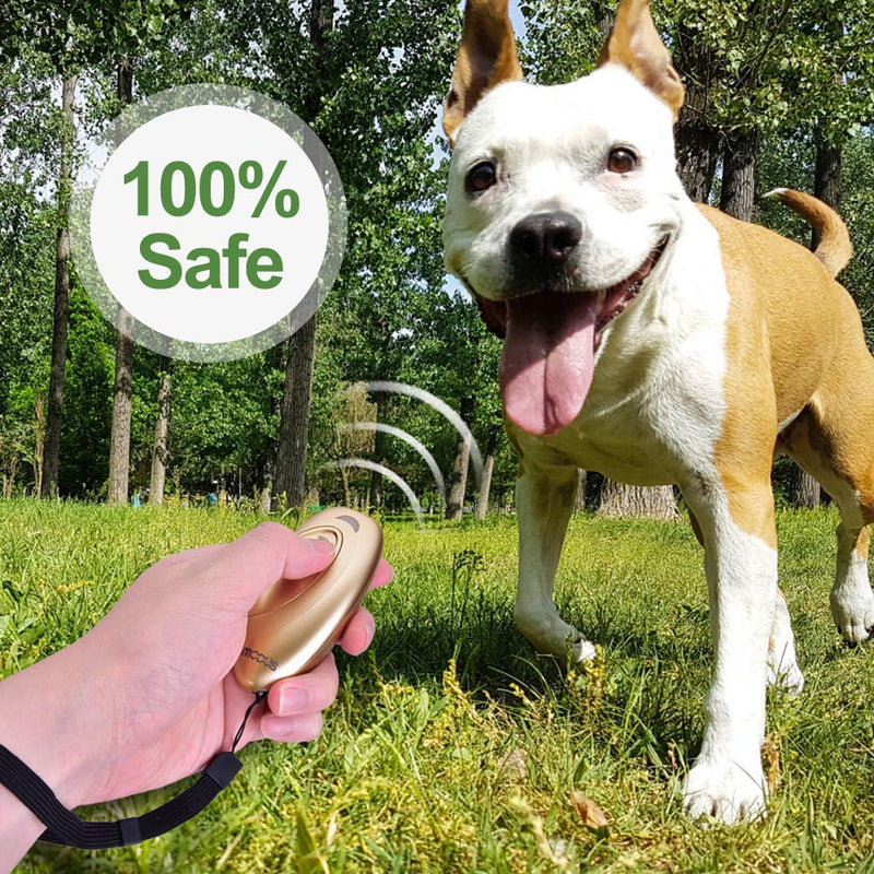 petlover Ultrasonic Bark Control Anti Barking Device Dog Training Aid 2 in 1 Control Range of 16.4 Ft - PawsPlanet Australia