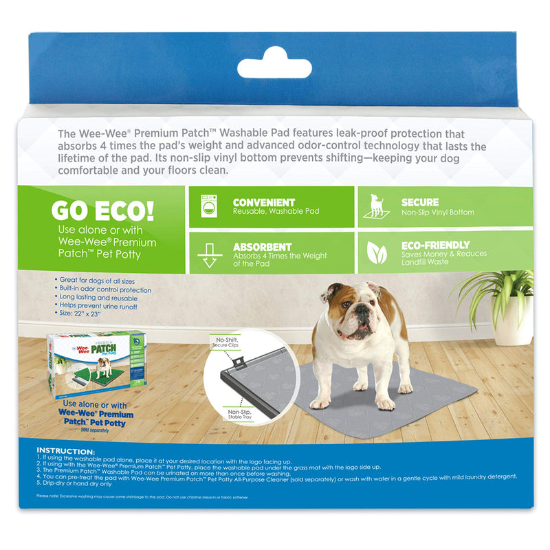 [Australia] - Four Paws Wee-Wee Premium Puppy Training Indoor Grass Potty Patch Standard 22" x 23" None 