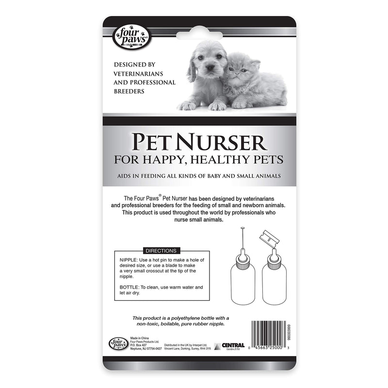 Four Paws Pet Nursing Bottle Kit 2-Pack One Size - PawsPlanet Australia