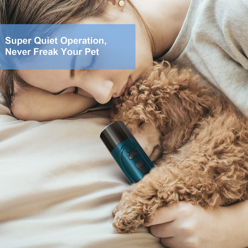 YABIFE Claw Grinder for Dogs, Electric Dog Claw Trimmer, Super Quiet Dog Claw File, Animal Claw Grinder for Small Large Dogs Cats Claw Care & Grooming, 3 Speeds Blue - PawsPlanet Australia