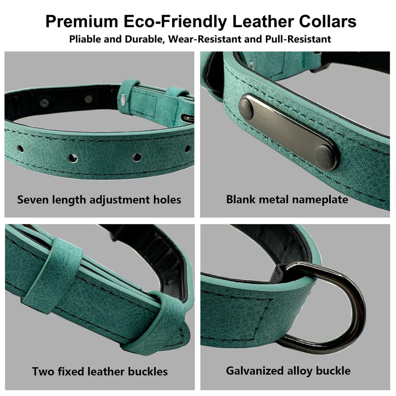 Dog Collar Adjustable, Simple, Robust, Weather Resistant for Puppies Small Medium Large Dogs Classic Collar Dog (XS: 1.5CM Wide for 26CM - 35CM Neck, Green-New) XS: Adjustable 26CM-35CM, Width 1.5cm - PawsPlanet Australia