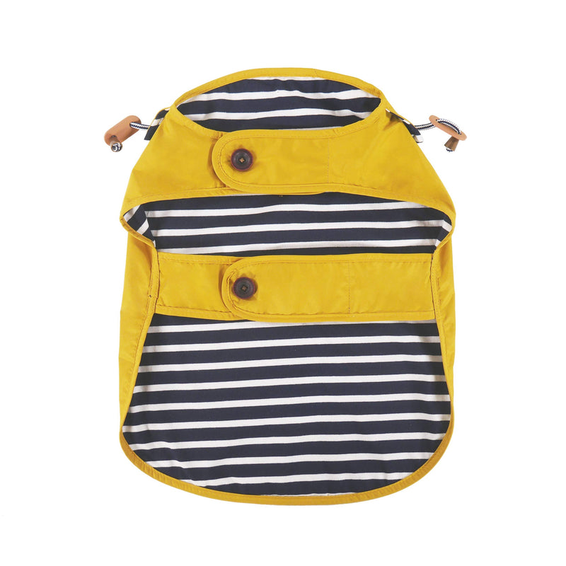 Rosewood Joules Antique Gold Water Resistant Dog Coat, Mustard, Small Mustard Yellow S - PawsPlanet Australia