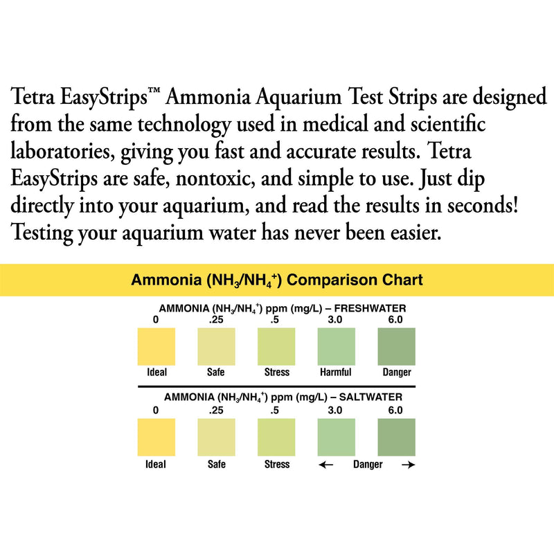 [Australia] - Tetra EasyStrips Test Strips 25-Count Complete Kit 
