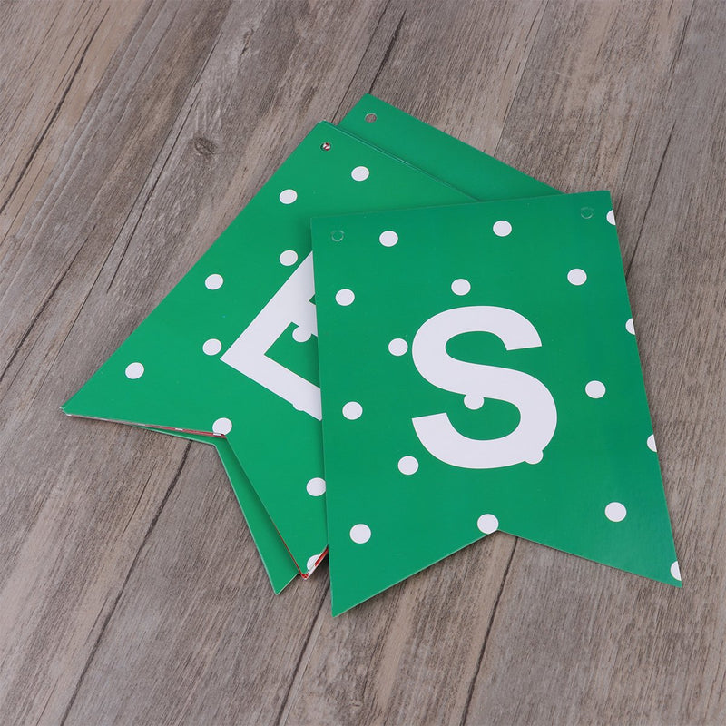 Tinksky Christmas Flag Bunting Garland Letter Banner Party Decoration - PawsPlanet Australia