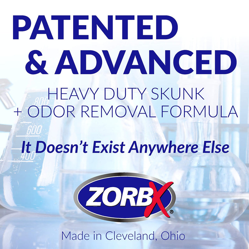 [Australia] - ZorbX Unscented Extra Strength Skunk Odor Remover – Safe for All, Even Pets and Children, with No Harsh Chemicals, Perfumes or Fragrances, Stronger and Safer Skunk Odor Remover Works Instantly and Can 