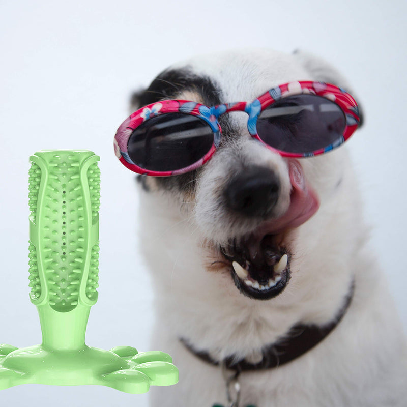 YAVO-EU Dog Toothbrush Stick Chew Tooth Molar Cleaner Toy Dental Care Brushing Stick Non-Toxic Natural Rubber Durable Bite Resistant - PawsPlanet Australia