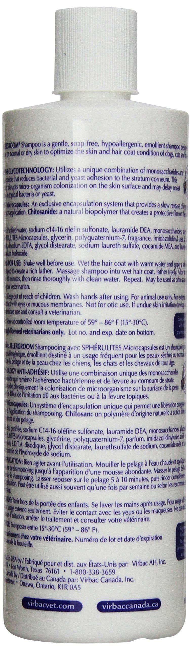[Australia] - Virbac Allergroom Shampoo 16-Ounce 