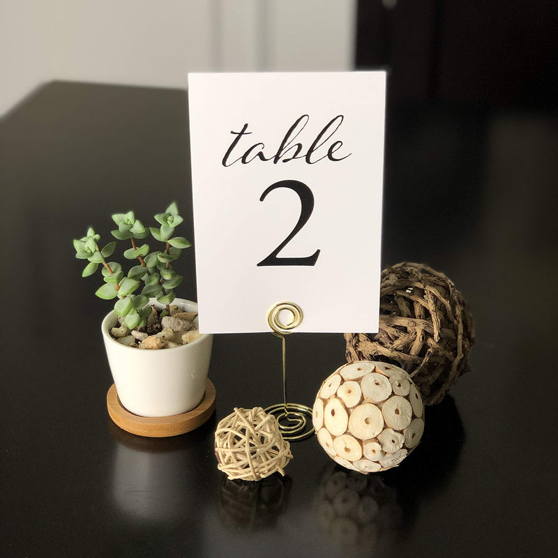 UP THE MOMENT Black Wedding Table Numbers, 1-25, Centerpiece Decorations, Double Sided 4x6, Numbers 1-25 and Head Table Card Included, for Table Number Holders - PawsPlanet Australia