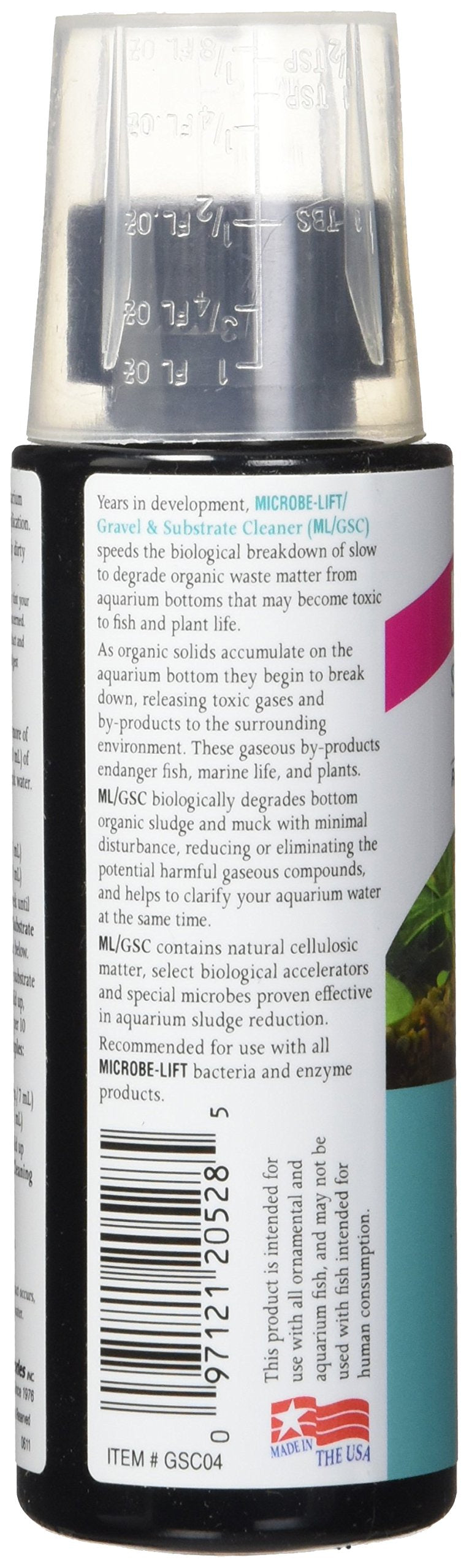 [Australia] - Ecological Labs AEL20528 Microbe Lift Gravel and Substrate Cleaner for Aquarium, 4-Ounce 