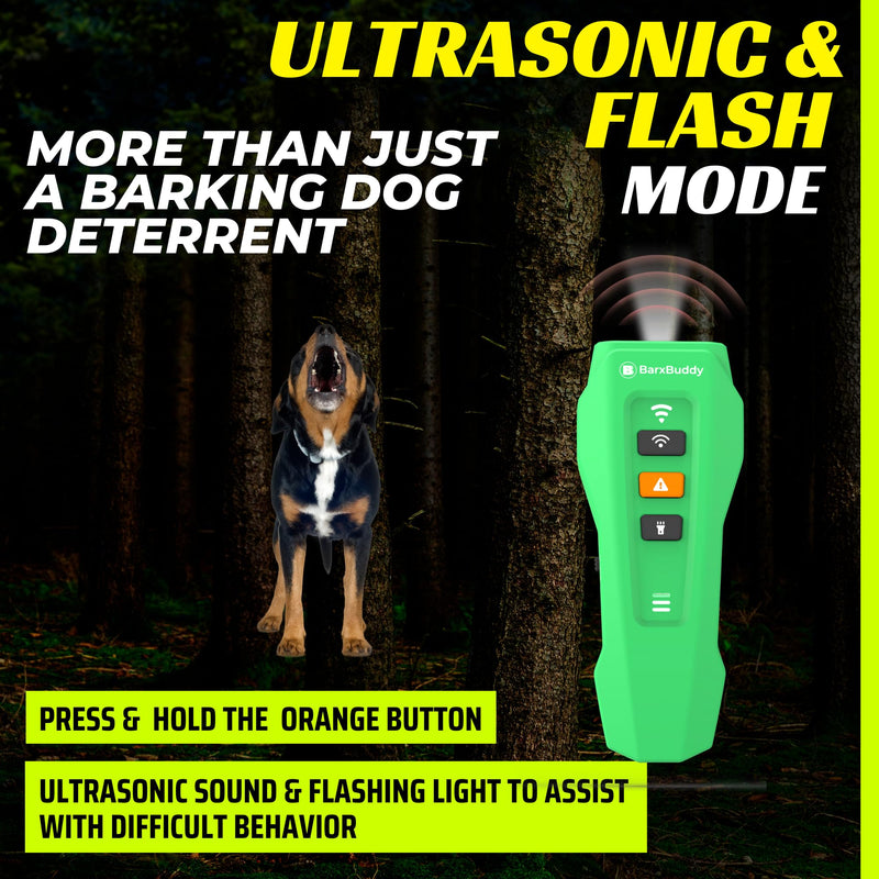 BarxBuddy 2nd Gen Dog Bark Deterrent Devices | Long Range Ultrasonic | Bark Collar Alternative | Dog Training Indoor/Outdoor | Rechargeable Anti Bark Device for Dogs - PawsPlanet Australia