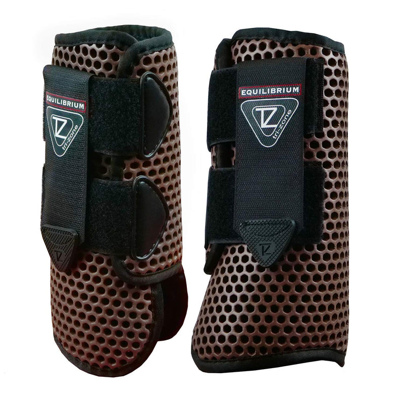 equilibrium Tri-Zone All Sports Horse Boots - Teal - Lightweight Breathable - Soft & comfortable pillowed lining S - PawsPlanet Australia