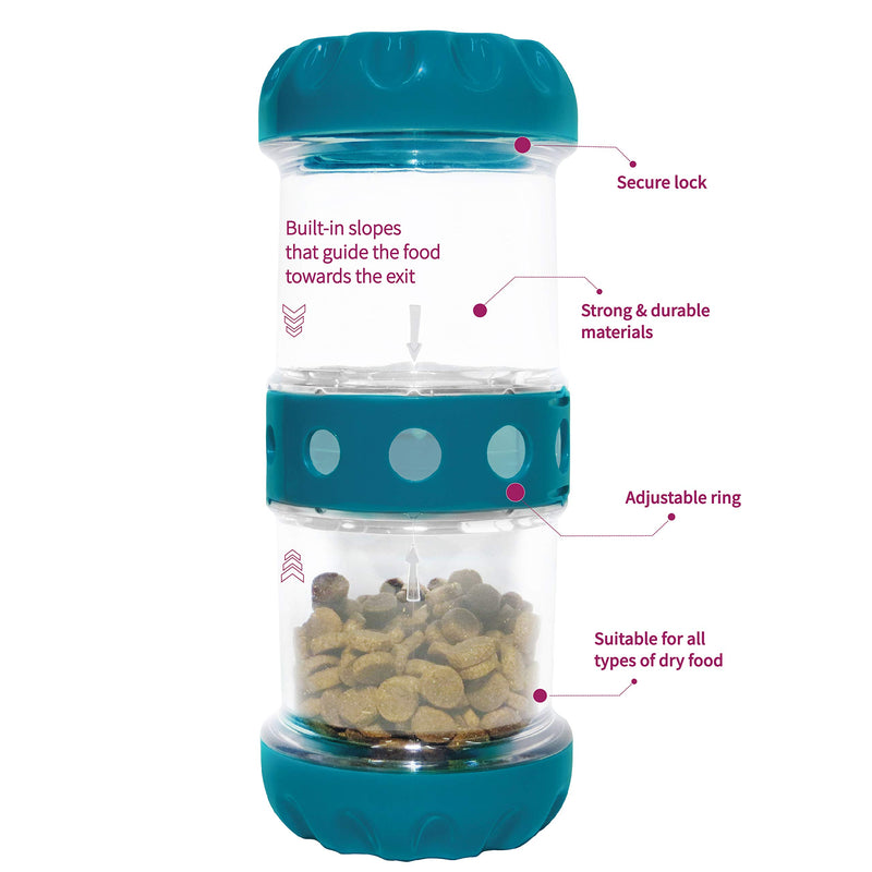 [Australia] - IQZoo The Intelligent Dog Feeder. Slowly dispenses Food (Avg 55 min) Without Frustrating Our Friends, Makes Meals Fun. Prevents Anxiety, Bloating, and overeating. Design Patent. 