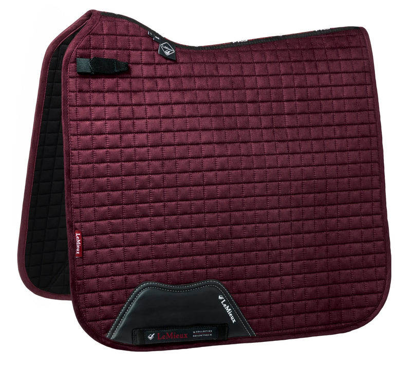 LeMieux ProSport Dressage Square Suede Saddlepad - French Rose S/M - PawsPlanet Australia