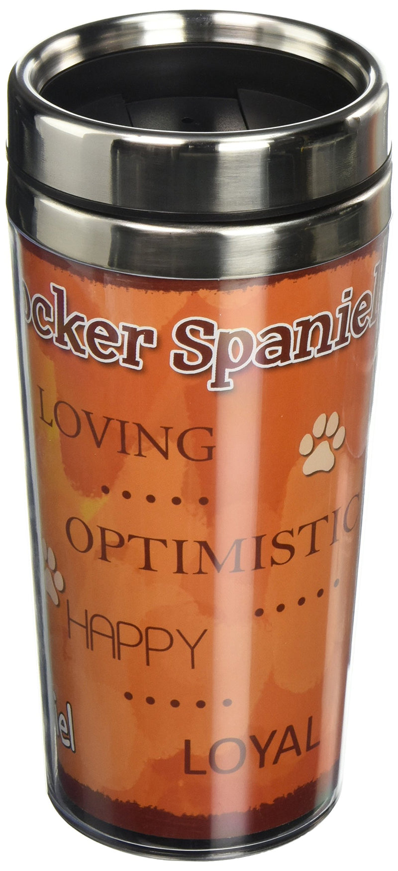 [Australia] - E&S Pets Stainless Steel Cocker Spaniel Tumbler, 16 oz 