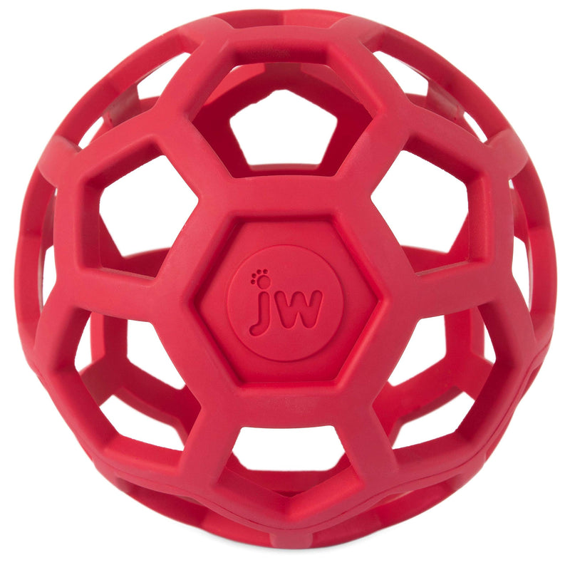 JW Hol-ee Roller Original Durable Rubber Dog Toy, Chew Treat Dispensing Ball - Large - 14cm - PawsPlanet Australia