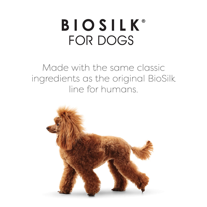 BioSilk for Dogs Silk Therapy Dog Shampoo with Organic Coconut Oil | Coconut Dog Shampoo, Sulfate and Paraben Free Conditioner - PawsPlanet Australia