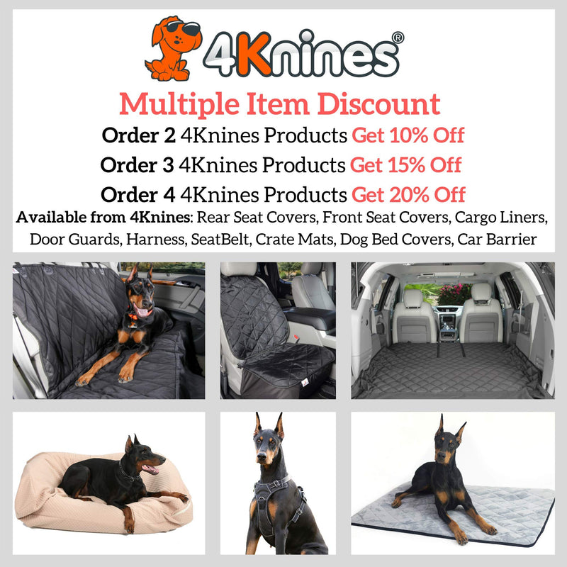 [Australia] - Dog Bed Liner - USA Based - Premium Durable Waterproof Heavy Duty Machine Washable Material with Zipper Opening - 2 Year Warranty Large Tan 