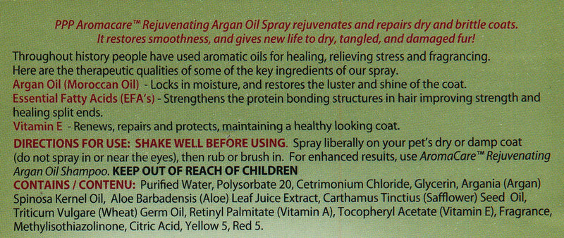 [Australia] - PPP Pet Aroma Care Rejuvenating Argon Spray, 8-Ounce 