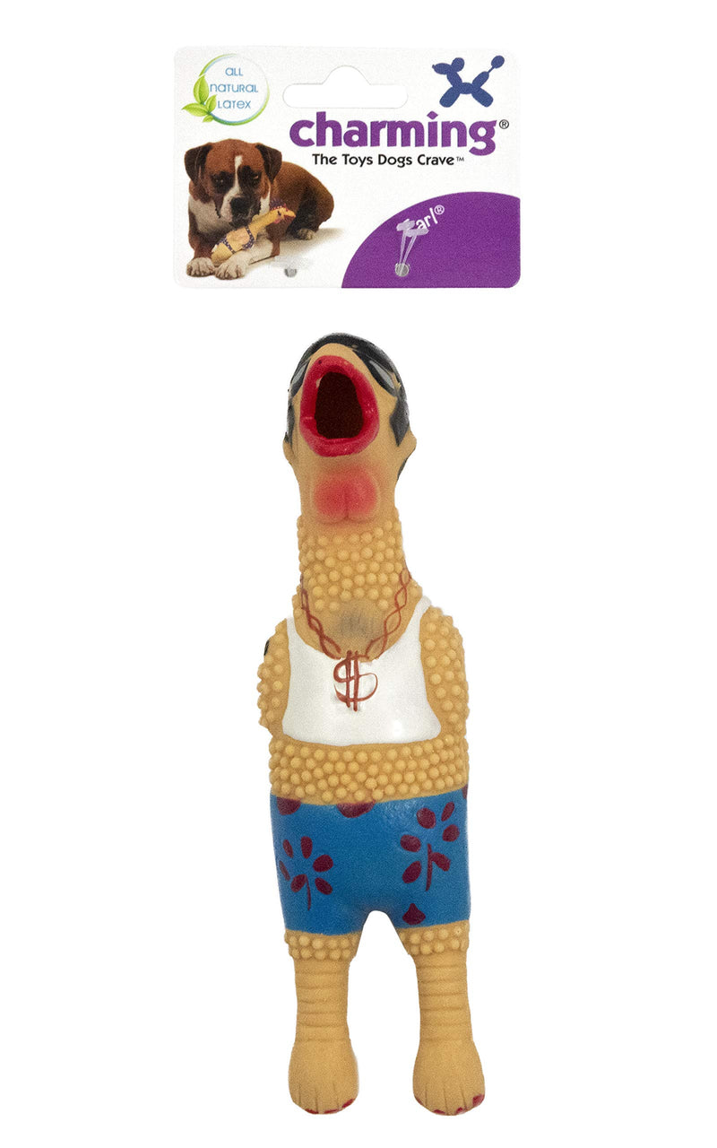 [Australia] - Charming Pet Latex Rubber Squawking Chicken Dog Toy Large Earl 