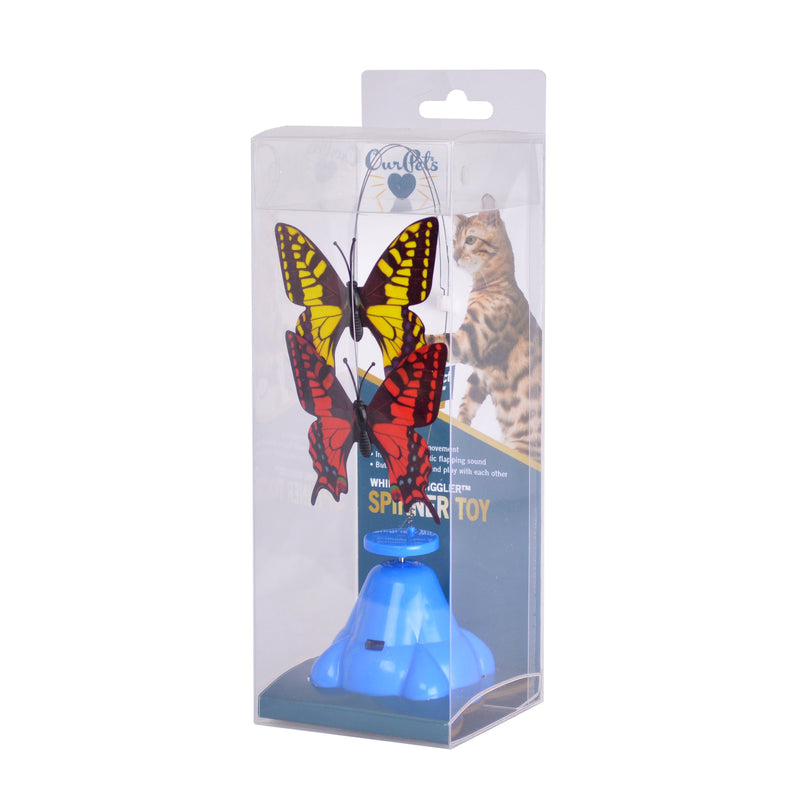 [Australia] - OurPets Whirling Wiggler Spinner Interactive Cat Toy Whirling Wiggler Cat Toy 