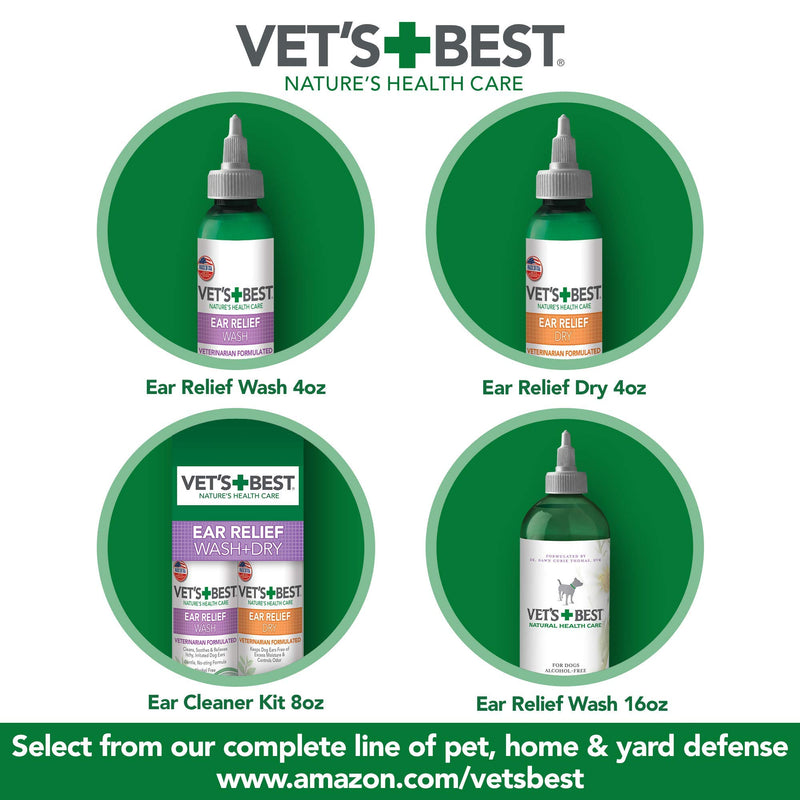 Vet's Best Dry Ear Relief for Dogs, 4 oz - PawsPlanet Australia