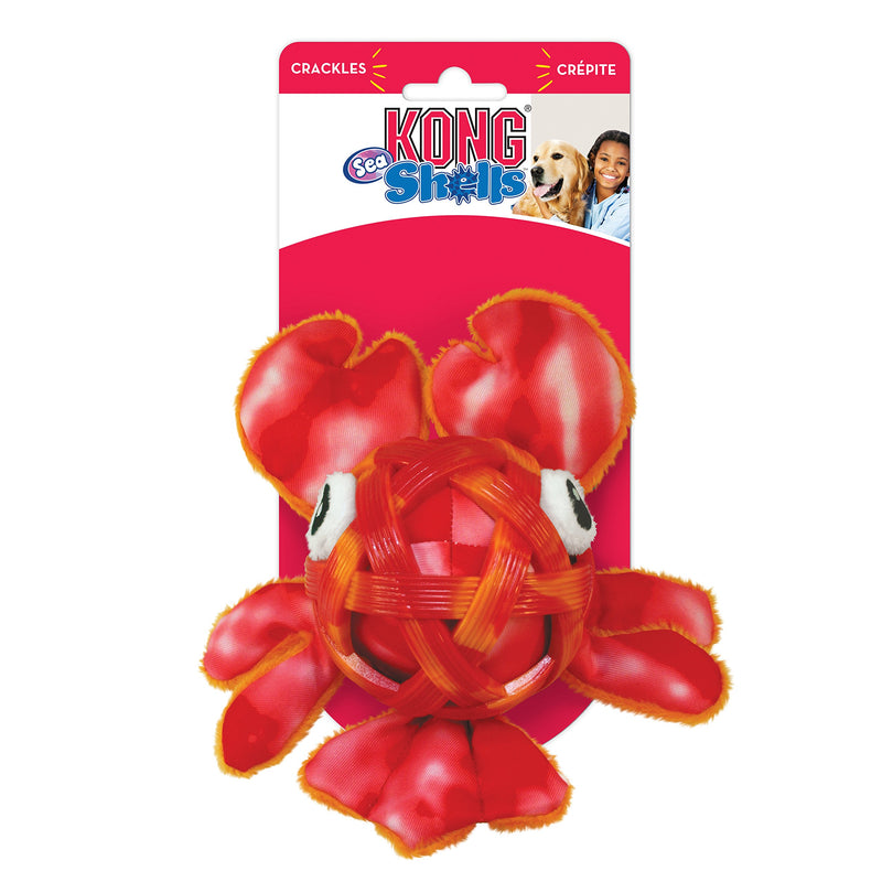 KONG Sea Shells Lobster, Medium/Large - PawsPlanet Australia