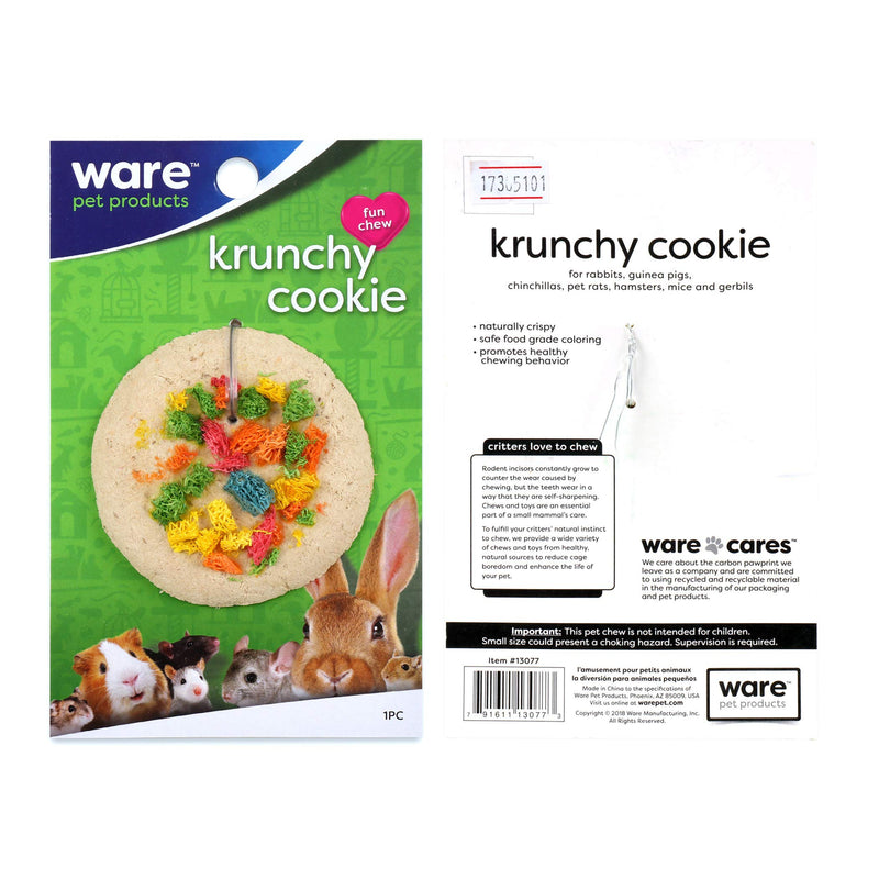 [Australia] - Ware Pet 3 Pack of Krunchy Cookie Small Animal Chews 