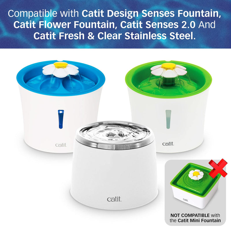 Filters for Catit Design Senses Fountains and Catit Flower Fountains, Pack of 6 - PawsPlanet Australia