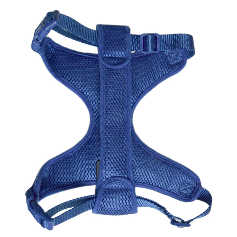 EXPERSOL HOTDOG USB Rechargeable LED Dog Harness. Soft Mesh Harness No Pull Lighted Safety Harness. Increased Visibility & Safety Over LED Dog Collar. (Large, Blue) - PawsPlanet Australia