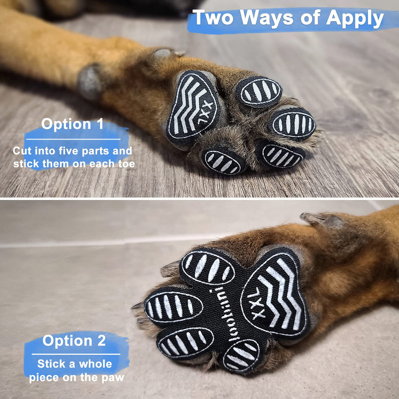 LOOBANI Dog Paw Protector Anti-Slip Grip Pad to Provides Traction and Brace for Weak Paws, Walk Assistant to Keeps Dogs from Slipping On Slippery Floors 6 Sets 24 Pads S (1-5/8"x1-3/8", 4-10 lbs) - PawsPlanet Australia