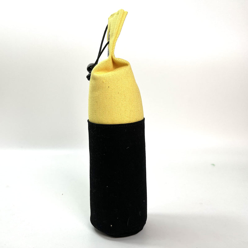 Chameleon Gun Dog Training Dummy Toy - Two Tone Pattern (100g, Black & Yellow) 100g - PawsPlanet Australia