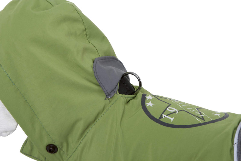 Kerbl Outdoor Dog Coat Vancouver, 50 cm, Green/ Grey - PawsPlanet Australia