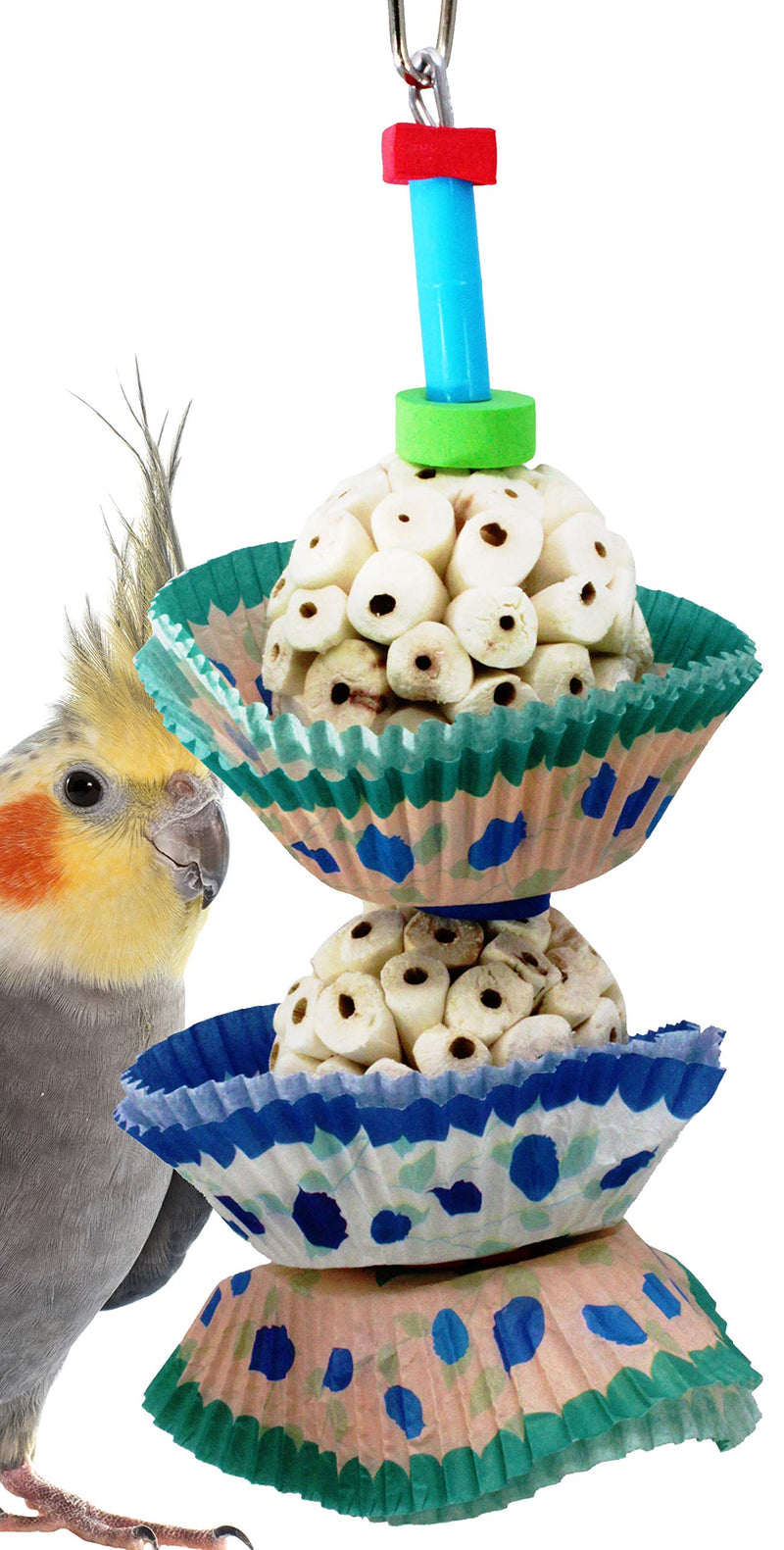 [Australia] - Bonka Bird Toys 1931 3CAKE 1932 2CAKE Bird Toy Foraging Parrot cage Toys Cages Shred Cockatiel African Grey 