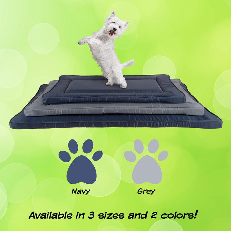 [Australia] - Waterproof Dog Crate Pad Gray 38.75x25 