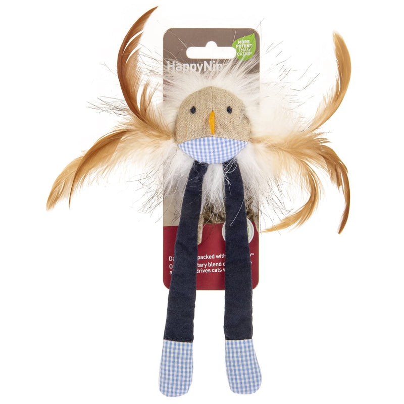 Petlinks Leggy Loon Soft Plush Catnip & Silvervine Dangler Feather Cat Toy - PawsPlanet Australia