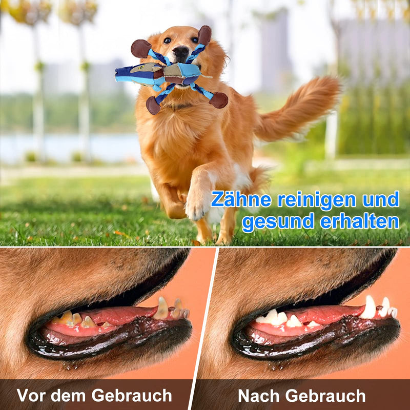 Squeaky Dog Toys, Christmas Gifts, Large Dog Puppy Toys, Dog Chew Toys, Dog Toys, Tug of War Interactive Dog Toys, Dog Toys for Puppies, Small Dogs. - PawsPlanet Australia