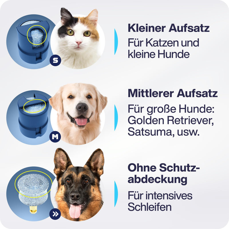 PETPROVED Claw Grinder for Dogs with LED Light Claw Grinder Dog Claw File for Dogs Claw Grinder Claw Scissors Dog Claw Trimmer Dog File Claw Nail File Electric - PawsPlanet Australia