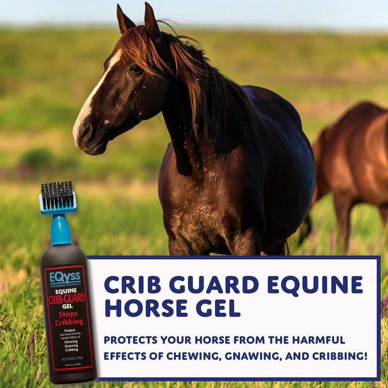 Eqyss Crib Guard Equine Gel 16oz - Guaranteed to Stop Your Horse from Chewing and Cribbing - PawsPlanet Australia