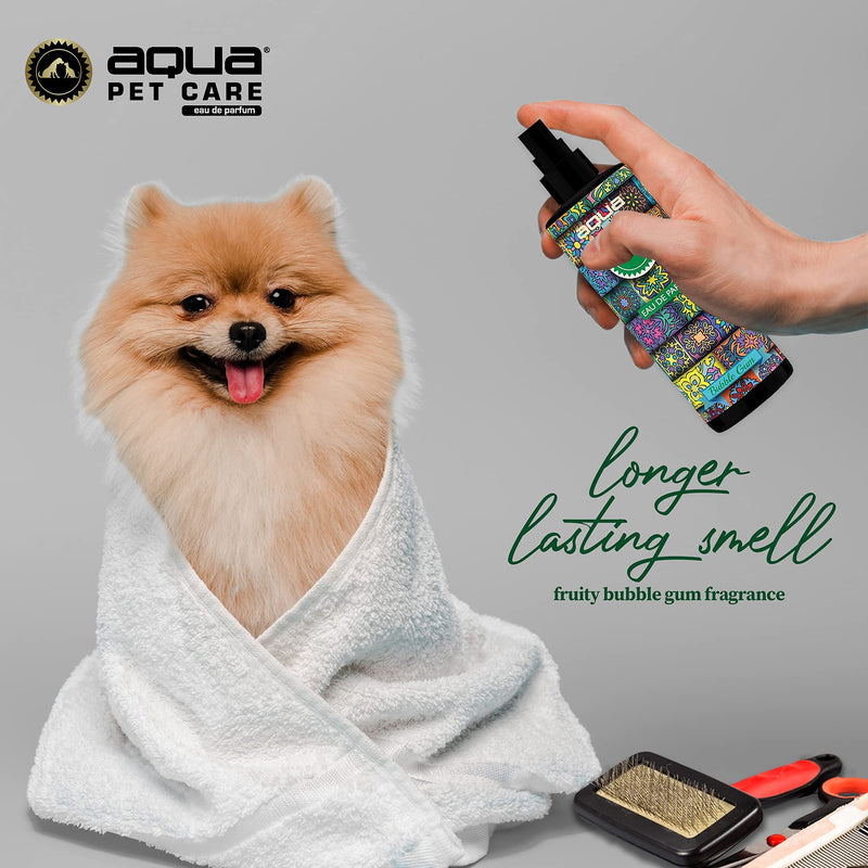 AQUA Pet Care Dog Cologne, Dog Cologne Spray, Dog Perfume Spray Long Lasting, Pet Cologne - Bubble Gum 3.4 Fl. Oz - PawsPlanet Australia