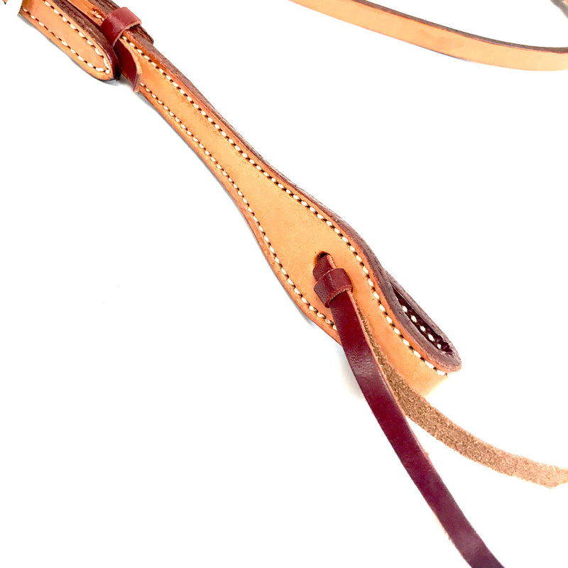 [Australia] - Alamo Saddlery LLC Rancher Supply- 'Elite Chestnut Brow Band Headstall' 