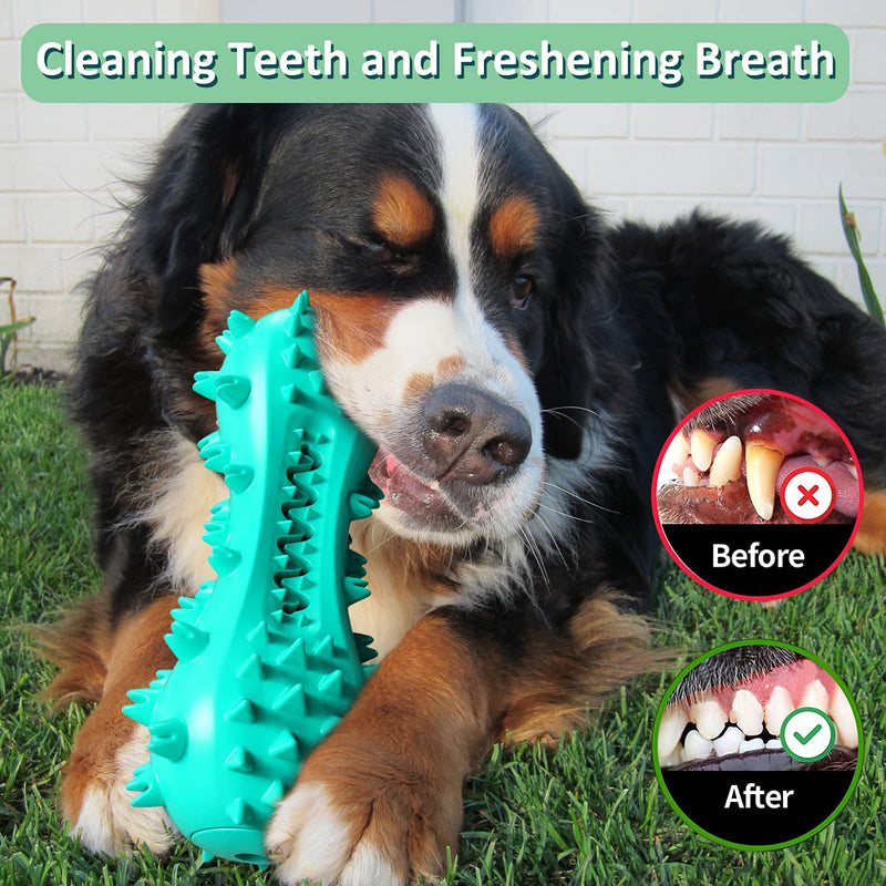 YEYUNTO Dog Toys for Aggressive Chewers,Large Medium Breed Dog Chew Toys-Squeaky/Interactive/Tough Durable Dog Toys -2 Pack Teeth Cleaning Toys - PawsPlanet Australia