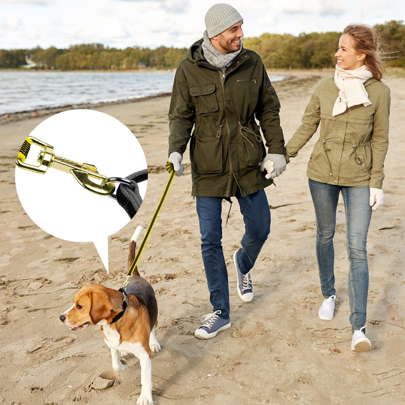 1.5m Dog Leash with Metal Hook Dog Leash for Dog Training and Daily Walking (Yellow) Yellow - PawsPlanet Australia