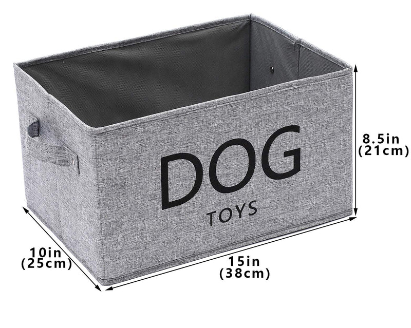 Geyecete Dog Storage Basket Toy Storage Basket - weave rope woven storage basket（Gray - PawsPlanet Australia