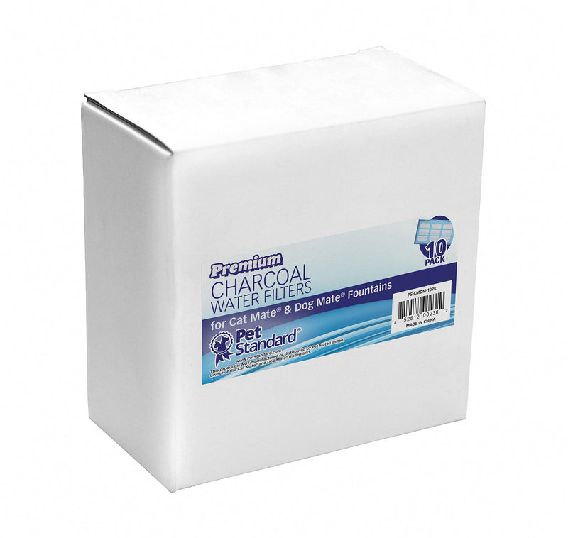 [Australia] - Replacement Water Filter Cartridges for Cat Mate & Dog Mate Fountains, Pack of 10 