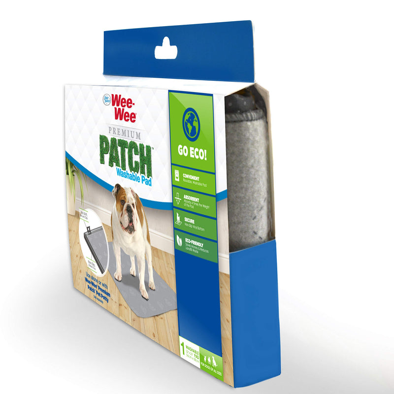 [Australia] - Four Paws Wee-Wee Premium Patch Reusable Pee Pad for Dogs, 1 Count Standard 22" x 23" 